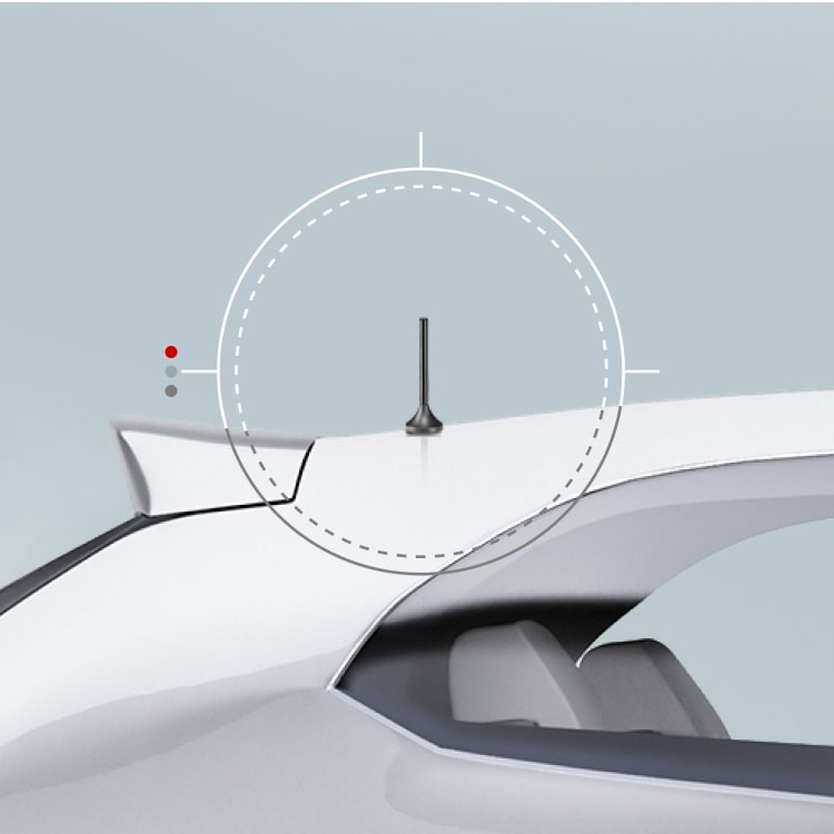 weBoost Drive X - drive x antenna on roof of SUV - view 2