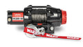 WARN R35-S 3,500 lb ATV/UTV winch with 50 ft synthetic rope and hawse fairlead