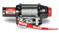 WARN R45 4,500 lb ATV/UTV winch with 50 ft steel rope and roller fairlead