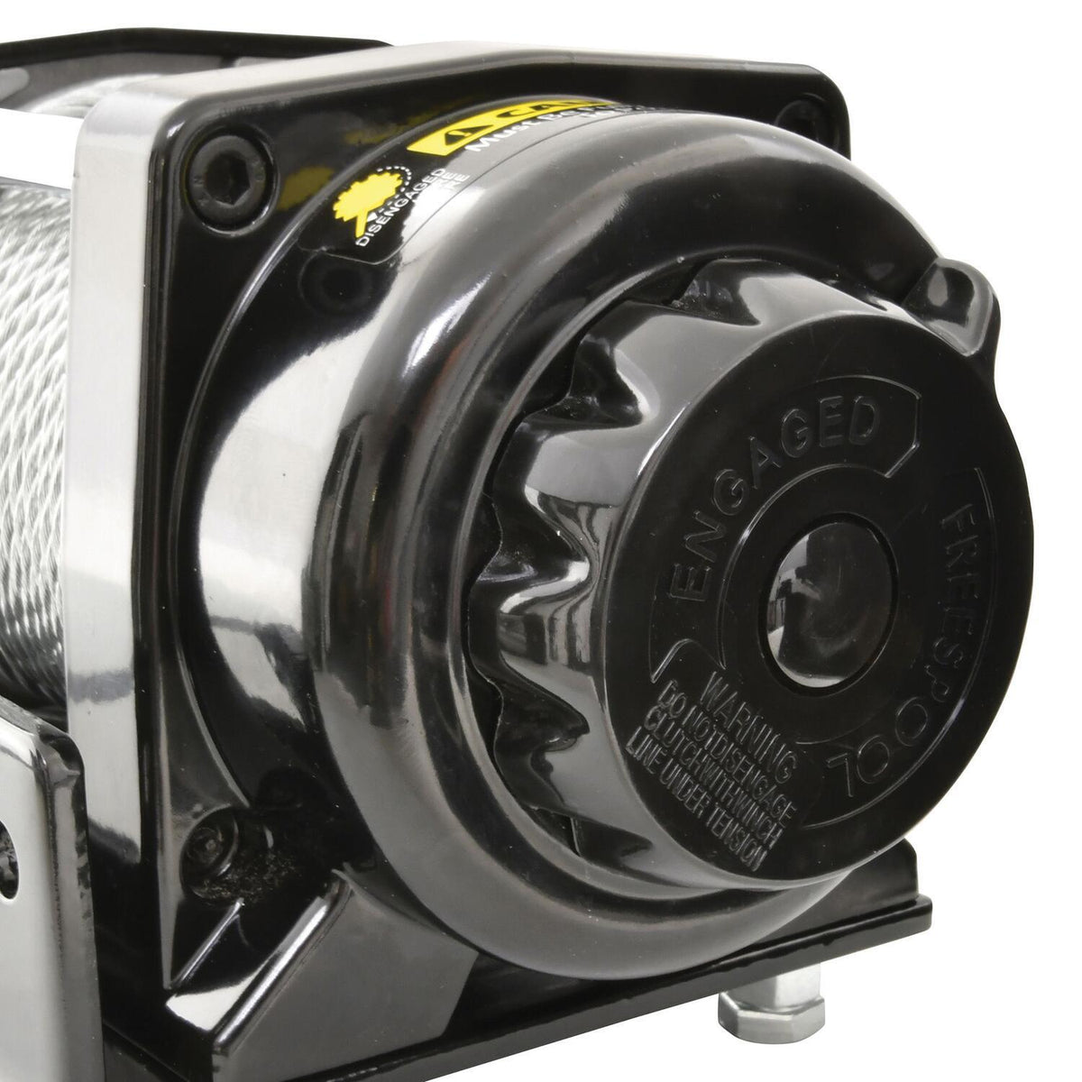 LT3000 3000lb 12V DC Winch with Steel Wire Rope Black - official product image 7