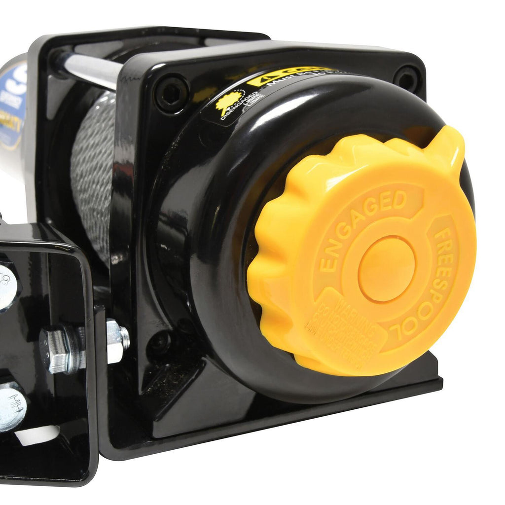 LT4000 4000lb 12V DC Winch with Steel Wire Rope Black - official product image 6