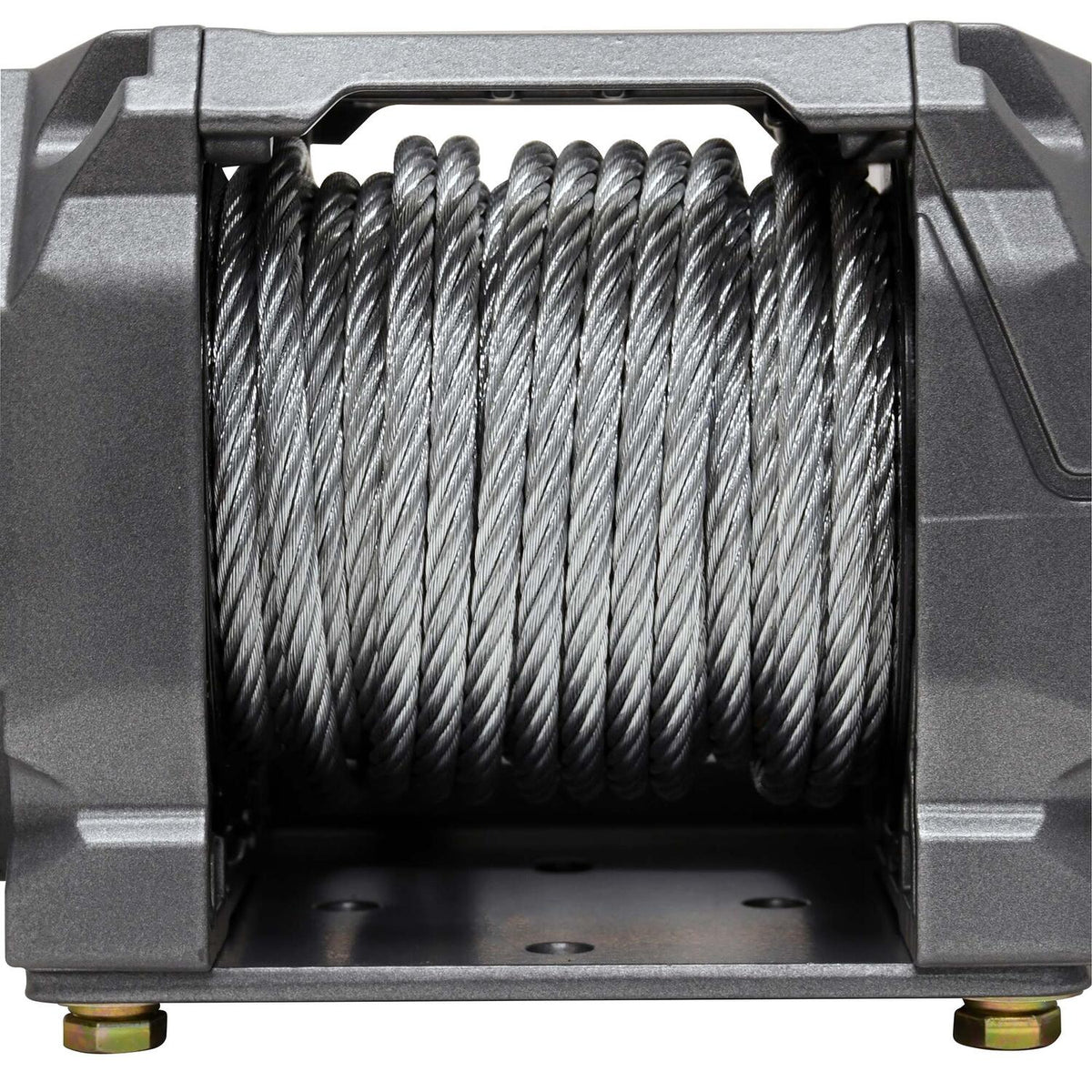 SP 45 Powersports 4500lb 12V DC Winch with Steel Wire Rope Graphite - official product image 9