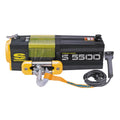 S5500 5500lb 12V DC Trailer Winch with Steel Wire Rope Yellow - official product image 1