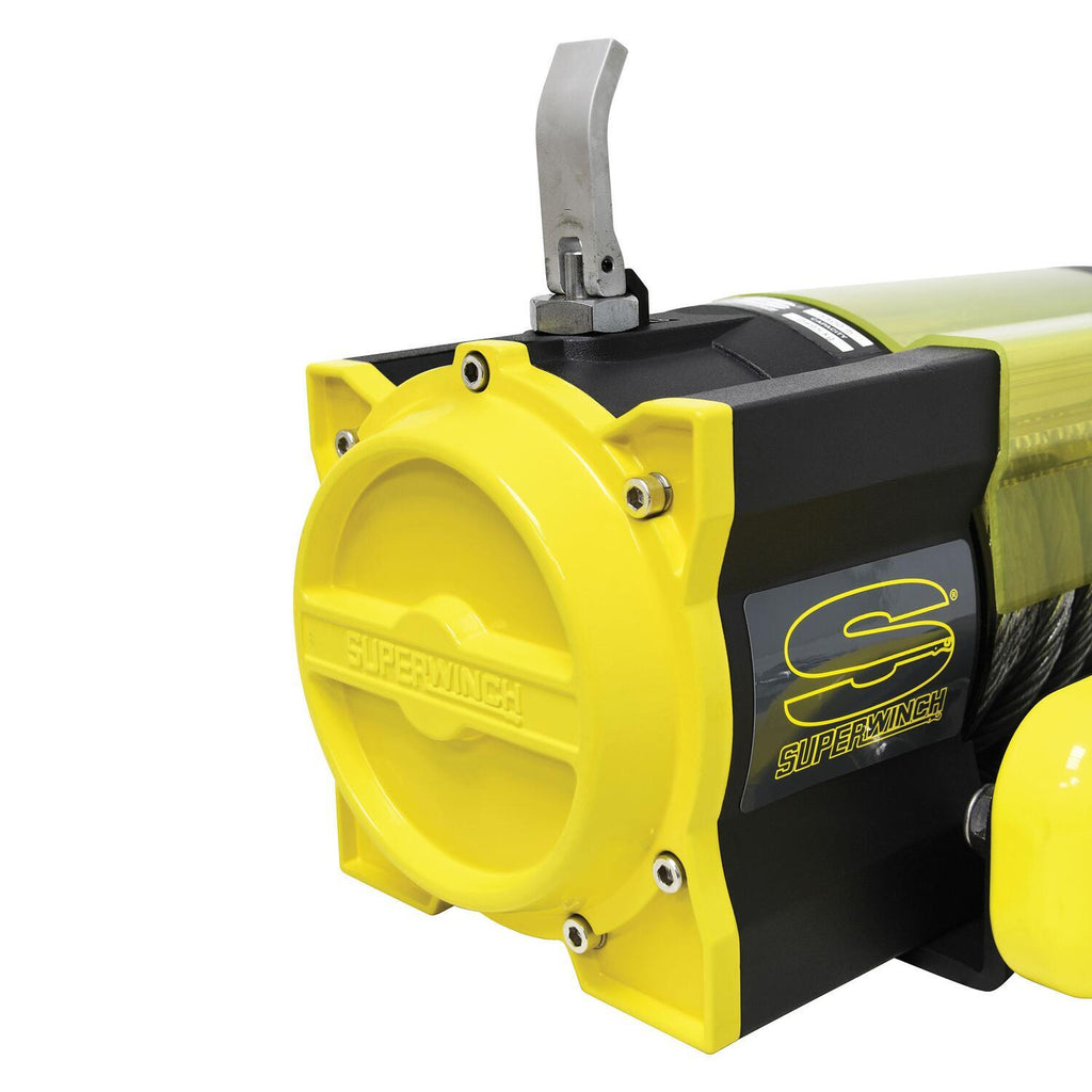 S5500 5500lb 12V DC Trailer Winch with Steel Wire Rope Yellow - official product image 9