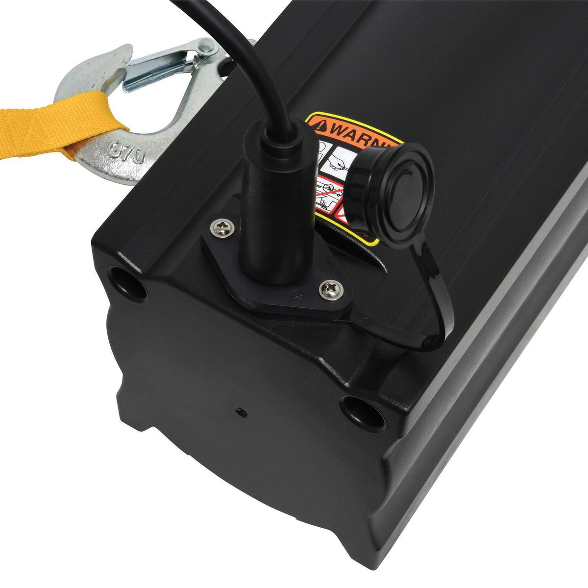 S5500 5500lb 12V DC Trailer Winch with Steel Wire Rope Yellow - official product image 10