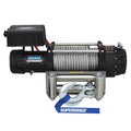 Tiger Shark 15000 15000lb 12V DC Winch with Steel Wire Rope Black - official product image 1
