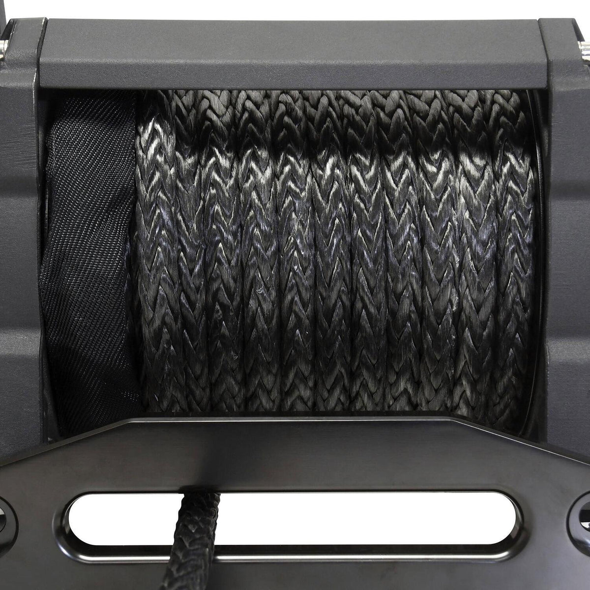 Tiger Shark 18000SR 18000lb 12V DC Winch with Synthetic Rope Black - official product image 4