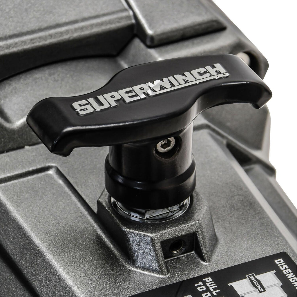SX10SR 10000lb 12V DC Winch with Synthetic Rope Graphite - official product image 8