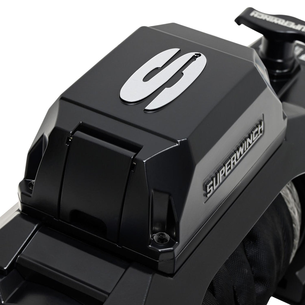SX10SR 10000lb 12V DC Winch with Synthetic Rope Black - official product image 5