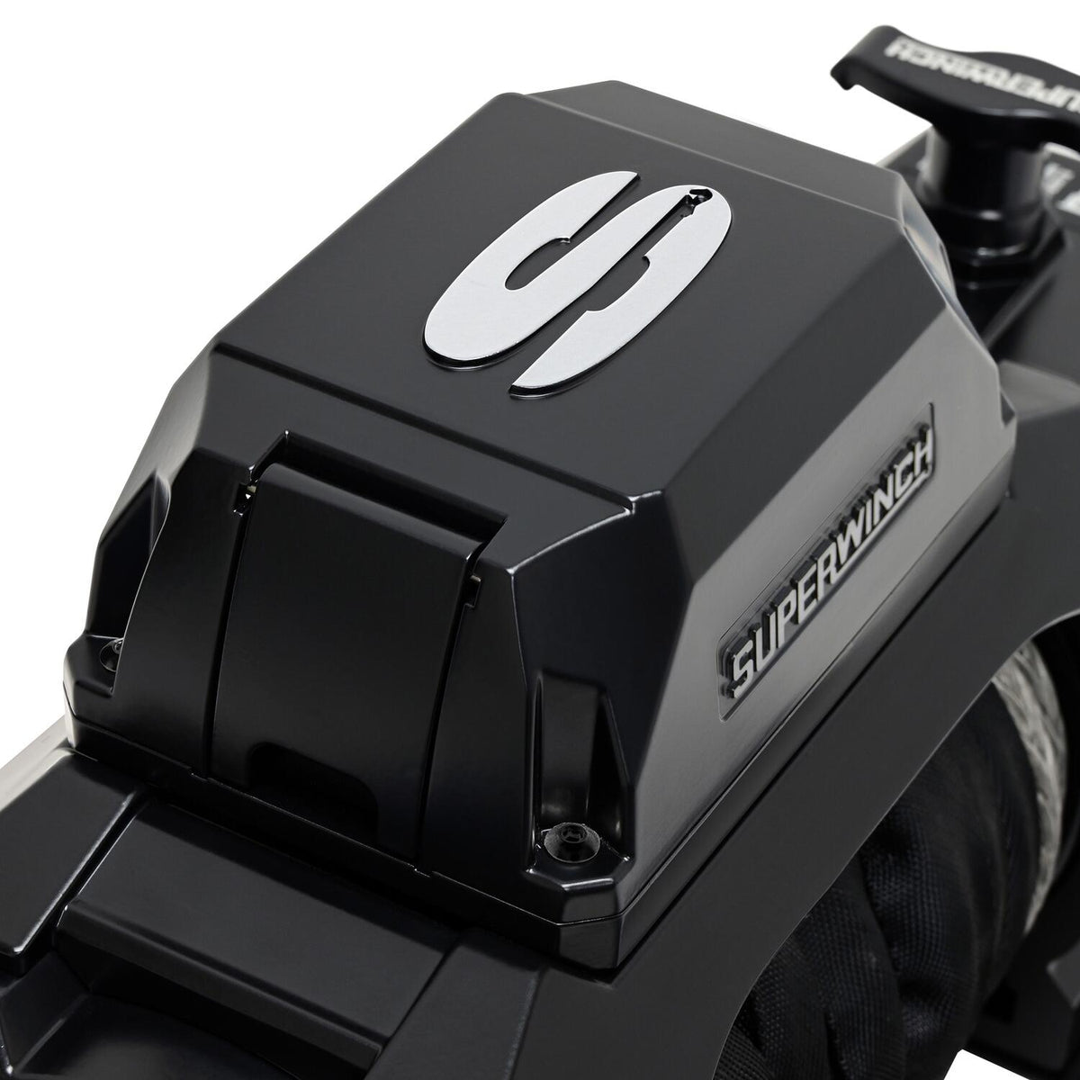 SX10SR 10000lb 12V DC Winch with Synthetic Rope Black - official product image 5
