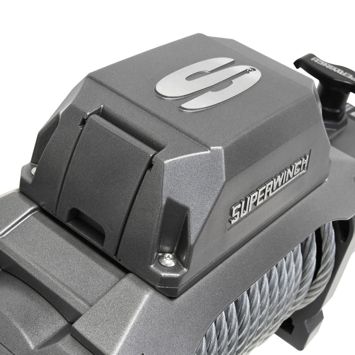 SX12 12000lb 12V DC Winch with Steel Wire Rope Graphite - official product image 7