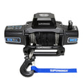 SX12SR 12000lb 12V DC Winch with Synthetic Rope Black - official product image 1