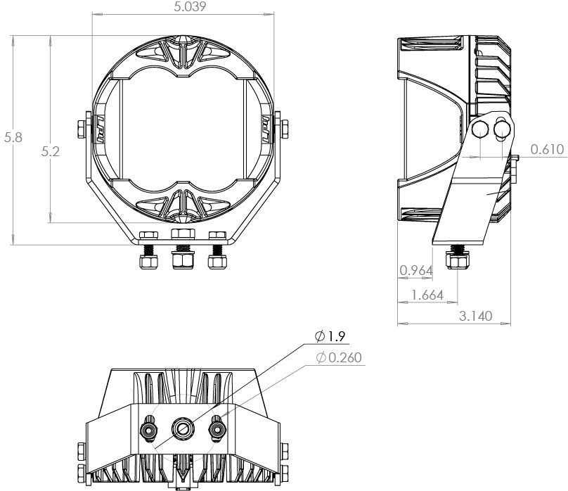 LP4 Pro LED Driving/Combo Amber Lens Pair