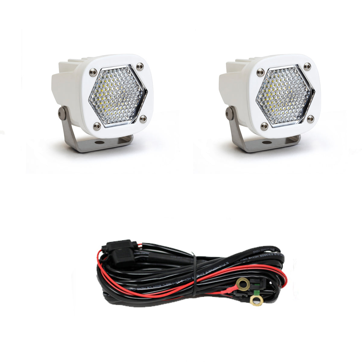 LED Light Pods S1 White Pair — 387806WT