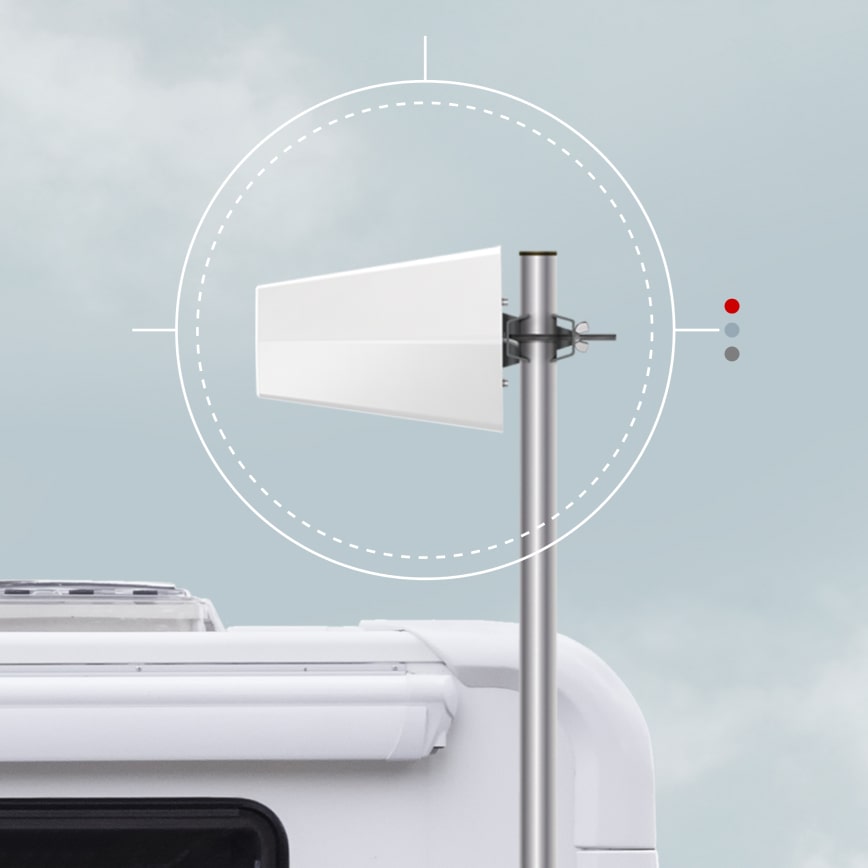 weBoost Destination RV - destination RV antenna in action