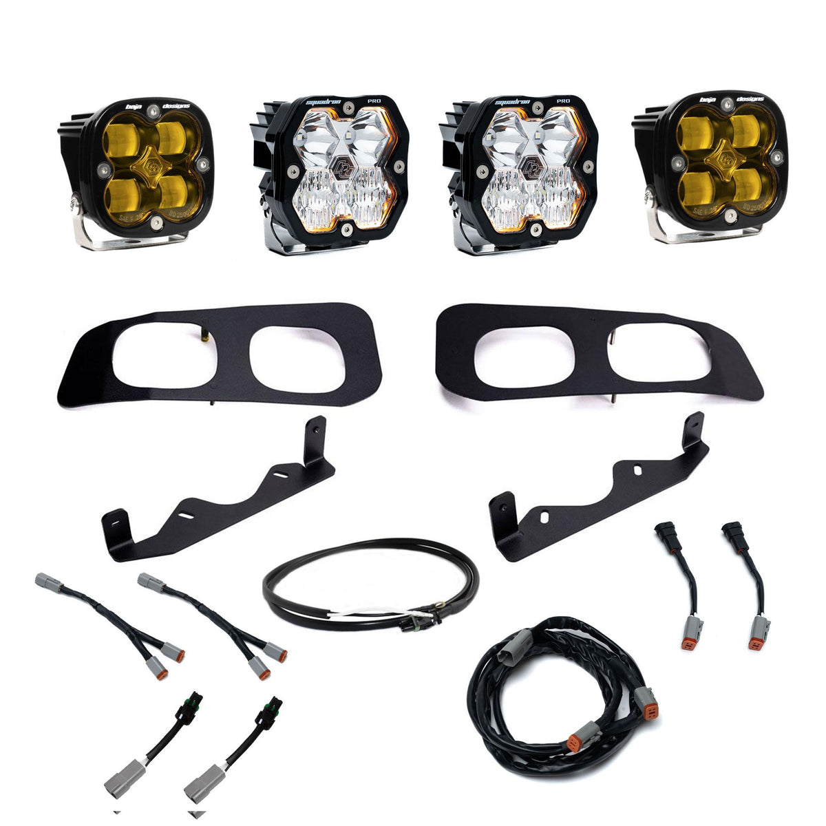 Squadron 2.0 Pro/Squadron Sae Dual Fog Pocket Light Kit Ford 2023-26 F-250/350 Super Duty — 44-0034-UP