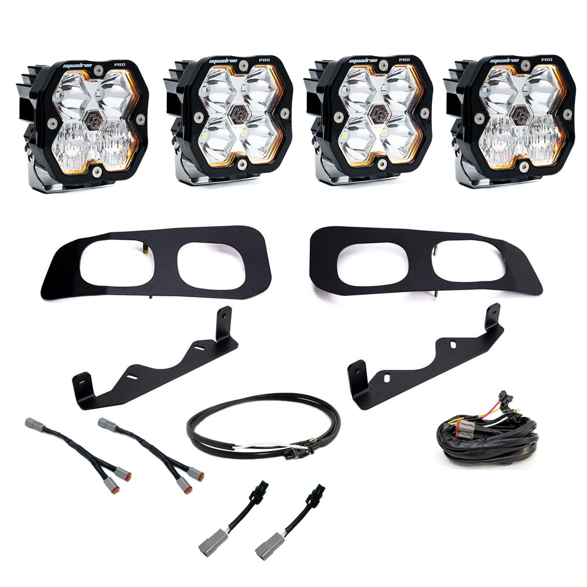 Squadron 2.0 Pro Dual Fog Pocket Light Kit Ford 2023-26 F-250/350 Super Duty Upfitter — 44-0035-UP