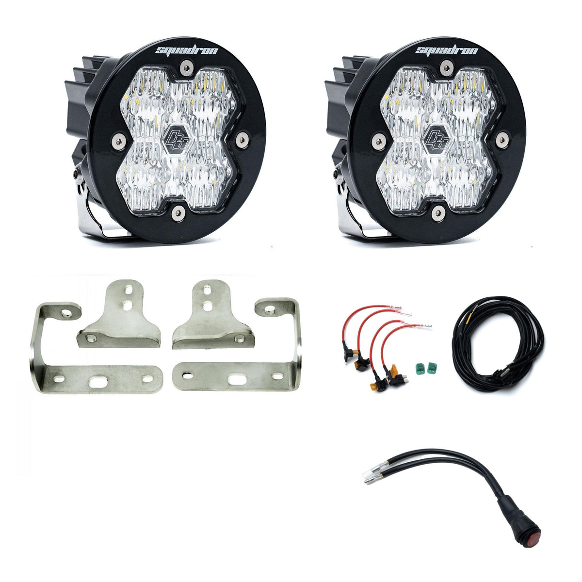 Squadron-R 2.0 Sport Fog Pocket Light Kit Jeep 2018-26 Wrangler JL 2020-26 Gladiator JT — 44-0045