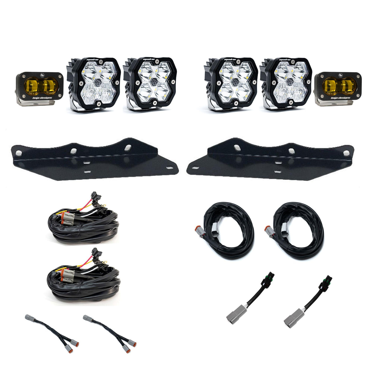 Squadron 2.0 Sport/S2 Sae Sportman Fog Pocket Light Kit Ford 2017-20 F-150 Raptor — 44-0061