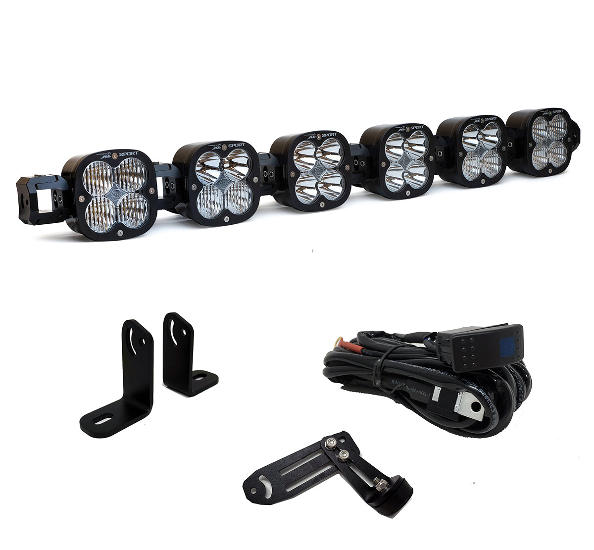 Polaris RZR Pro XP, XL Linkable Roof Bar Kit Baja Desgins — 447081