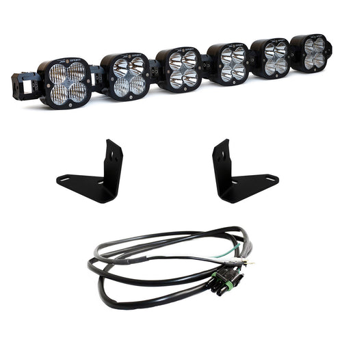 6 XL Linkable Light Bar Kit 21-Up Ford Bronco Steel Bumper Mount w/Upfitter Baja Desgins — 447750UP