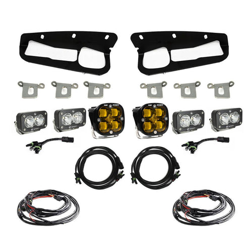 Bronco Amber SAE Fog Pocket Kit 21-Up Ford Bronco — 447762