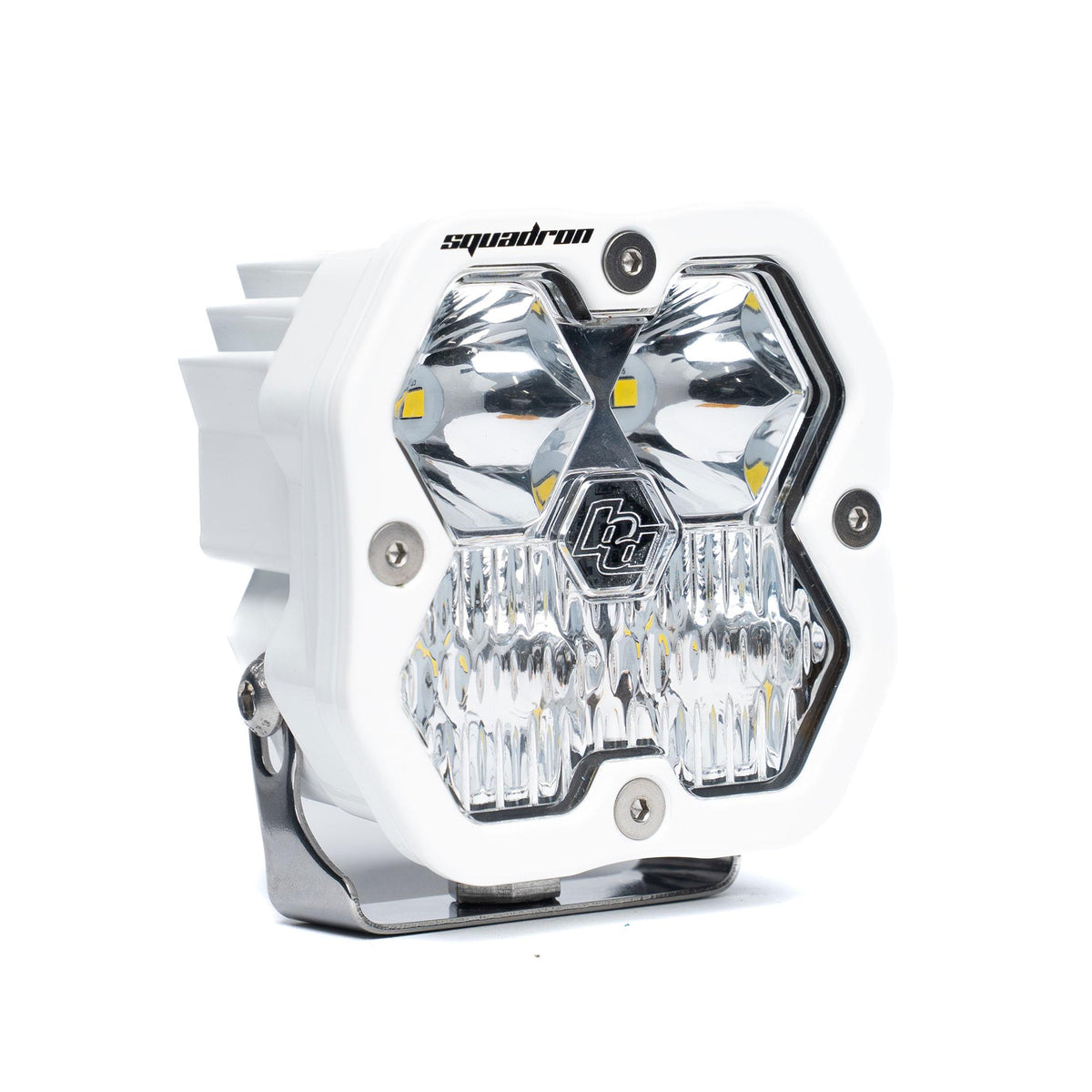Squadron 2.0 Sport White LED Auxiliary Light Pod Universal Clear — 55-0003-WT-2