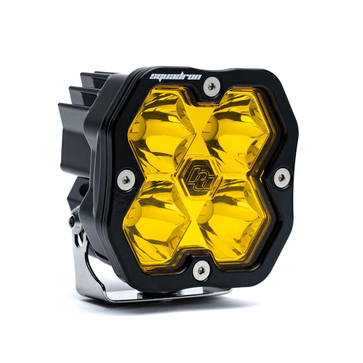 Squadron 2.0 Sport Black LED Auxiliary Light Pod Universal Baja Amber — 55-0011-2