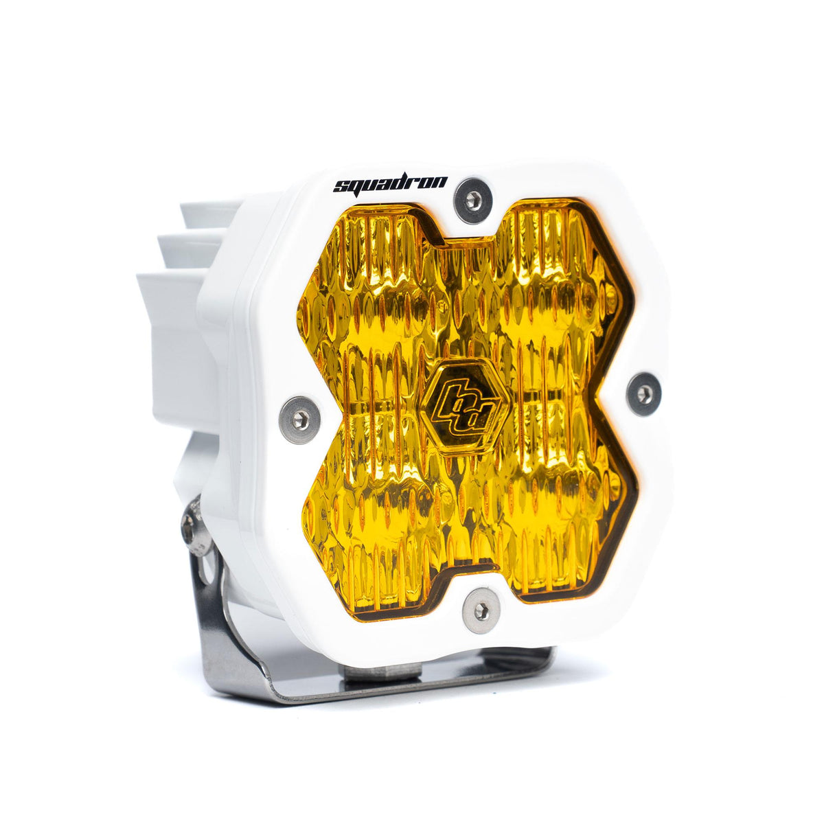 Squadron 2.0 Sport White LED Auxiliary Light Pod Universal Baja Amber — 55-0015-WT-2