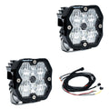 Squadron 2.0 Sport Black LED Auxiliary Light Pod Pair Universal Clear — 55-7805-2