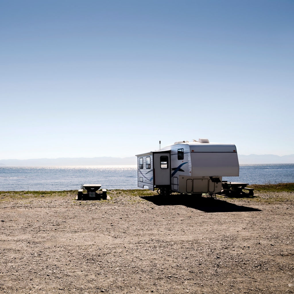 weBoost Drive Reach RV - RV by the lake