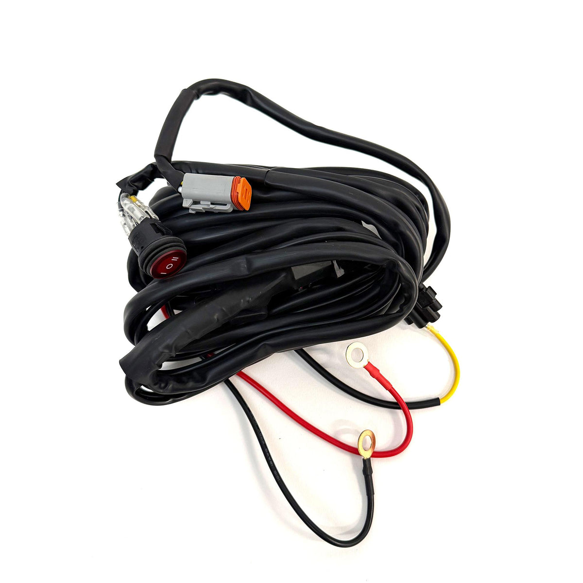 Squadron 2.0 4-pin Deutsch On/Off 1-Light (150W max) with Backlight Harness Universal — 60-0058