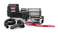 WARN 4000 DC Utility 4,000 lb Trailer winch with 43 ft steel rope and roller fairlead