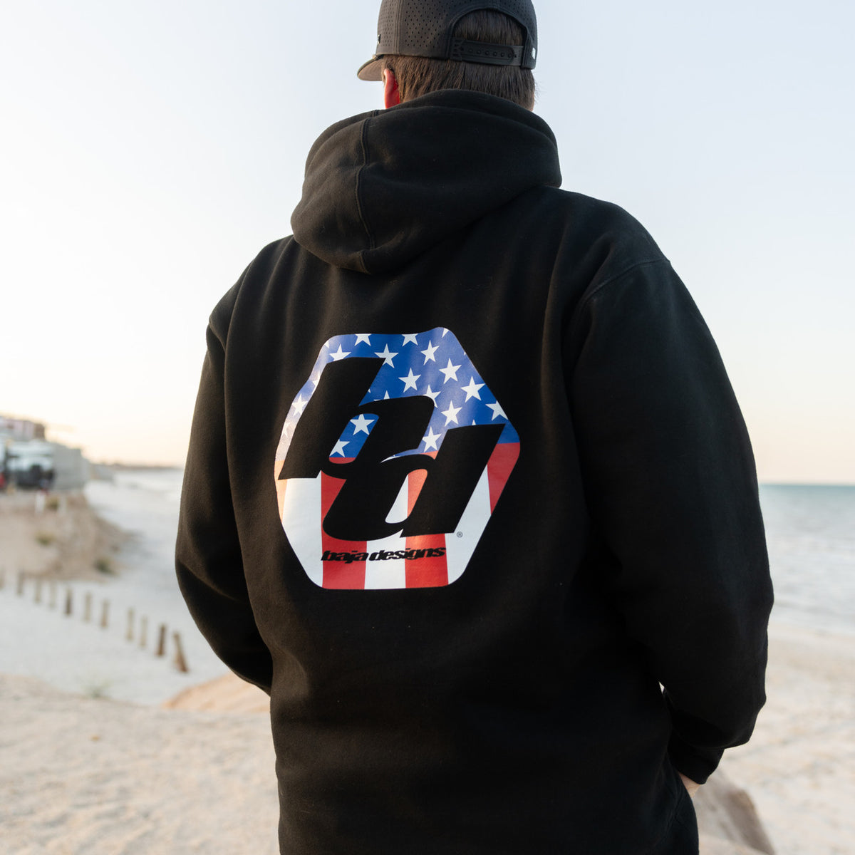 Baja Designs Freedom black hoodie