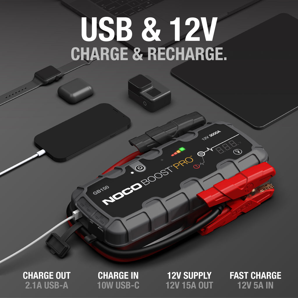 GB150 Boost Pro 3000A Jump Starter - official NOCO product image 4