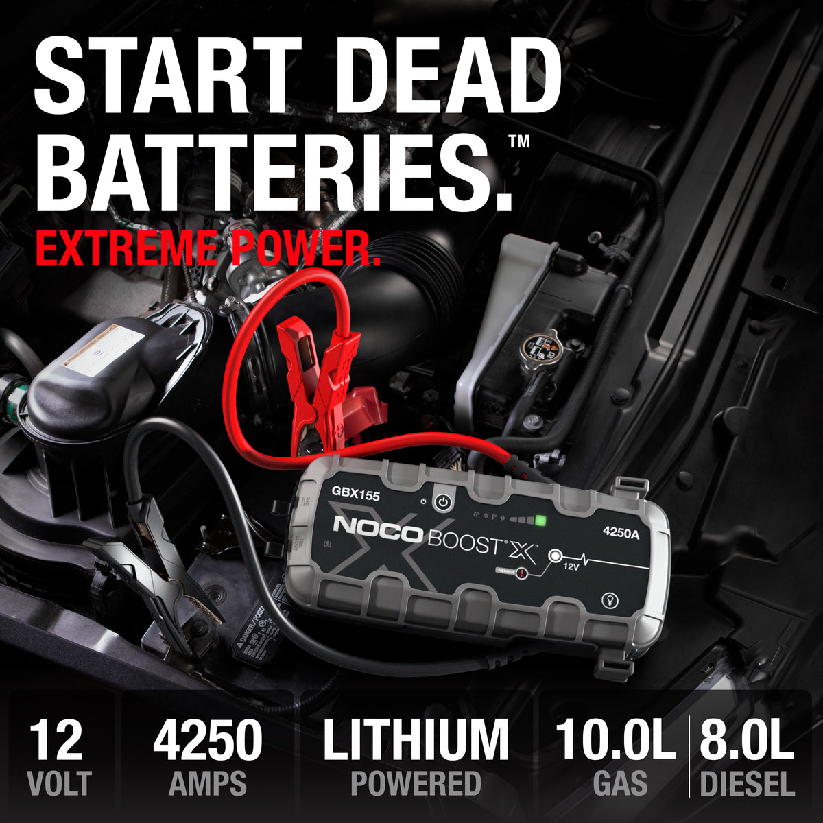 GBX155 Boost X 4250A Jump Starter - official NOCO product image 2