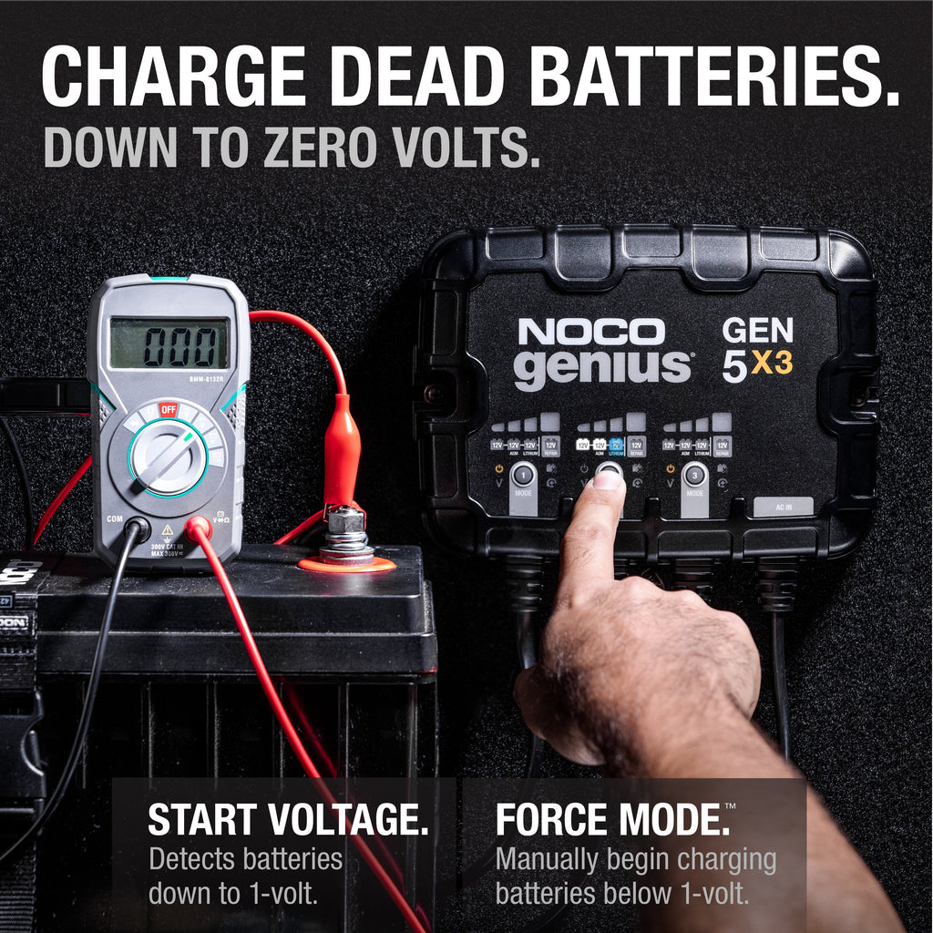 GEN5X3 3-Bank 15A Onboard Battery Charger - official NOCO product image 5