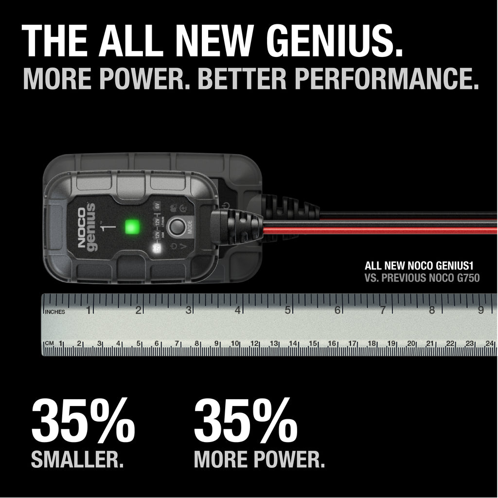 GENIUS1 1A Battery Charger - official NOCO product image 2