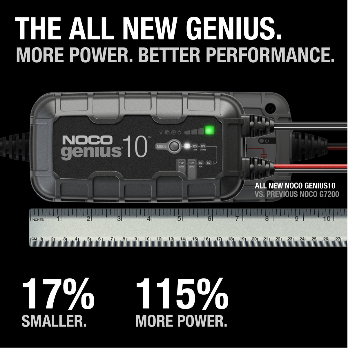 GENIUS10 10A Battery Charger - official NOCO product image 2
