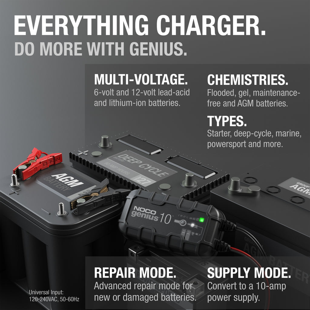 GENIUS10 10A Battery Charger - official NOCO product image 5