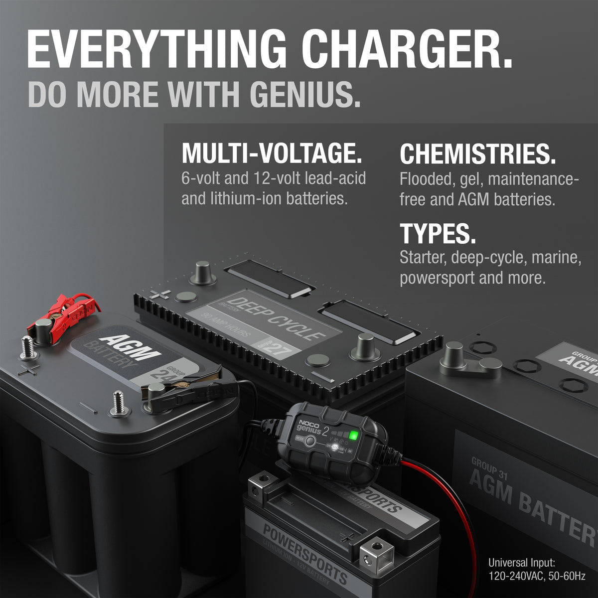 GENIUS2 2A Battery Charger - official NOCO product image 5