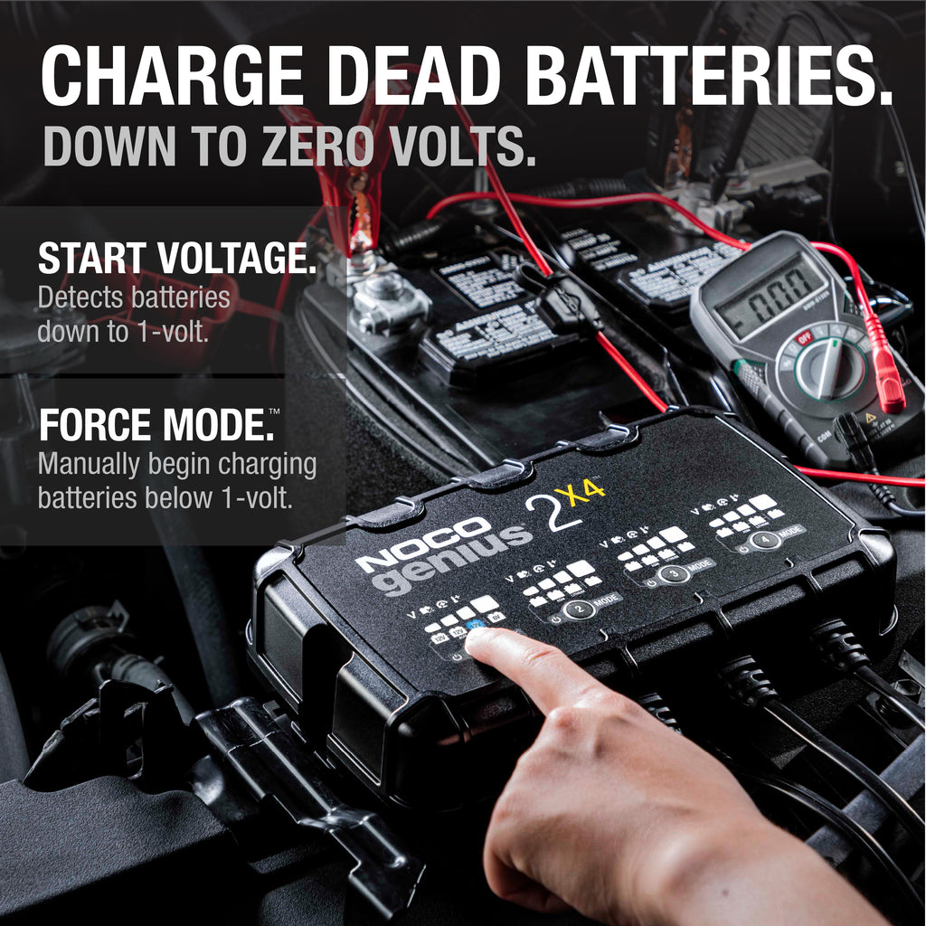 GENIUS2X4 4-Bank 8A Battery Charger - official NOCO product image 4