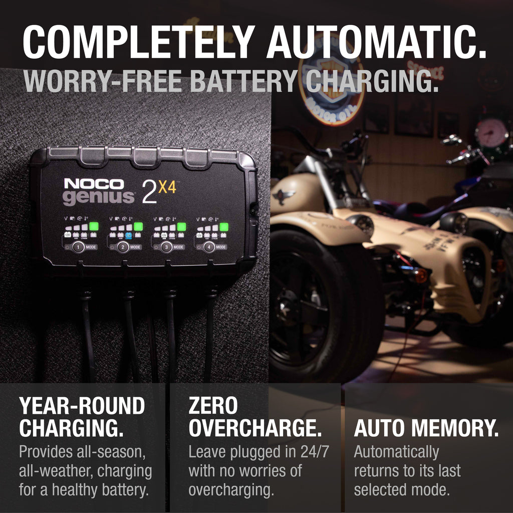 GENIUS2X4 4-Bank 8A Battery Charger - official NOCO product image 5