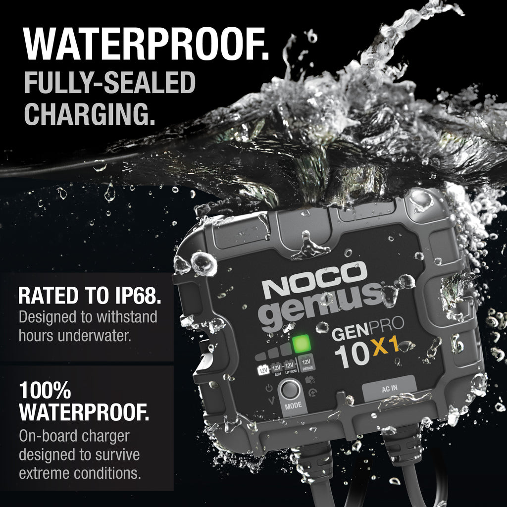 GENPRO10X1 1-Bank 10A Onboard Battery Charger - official NOCO product image 3