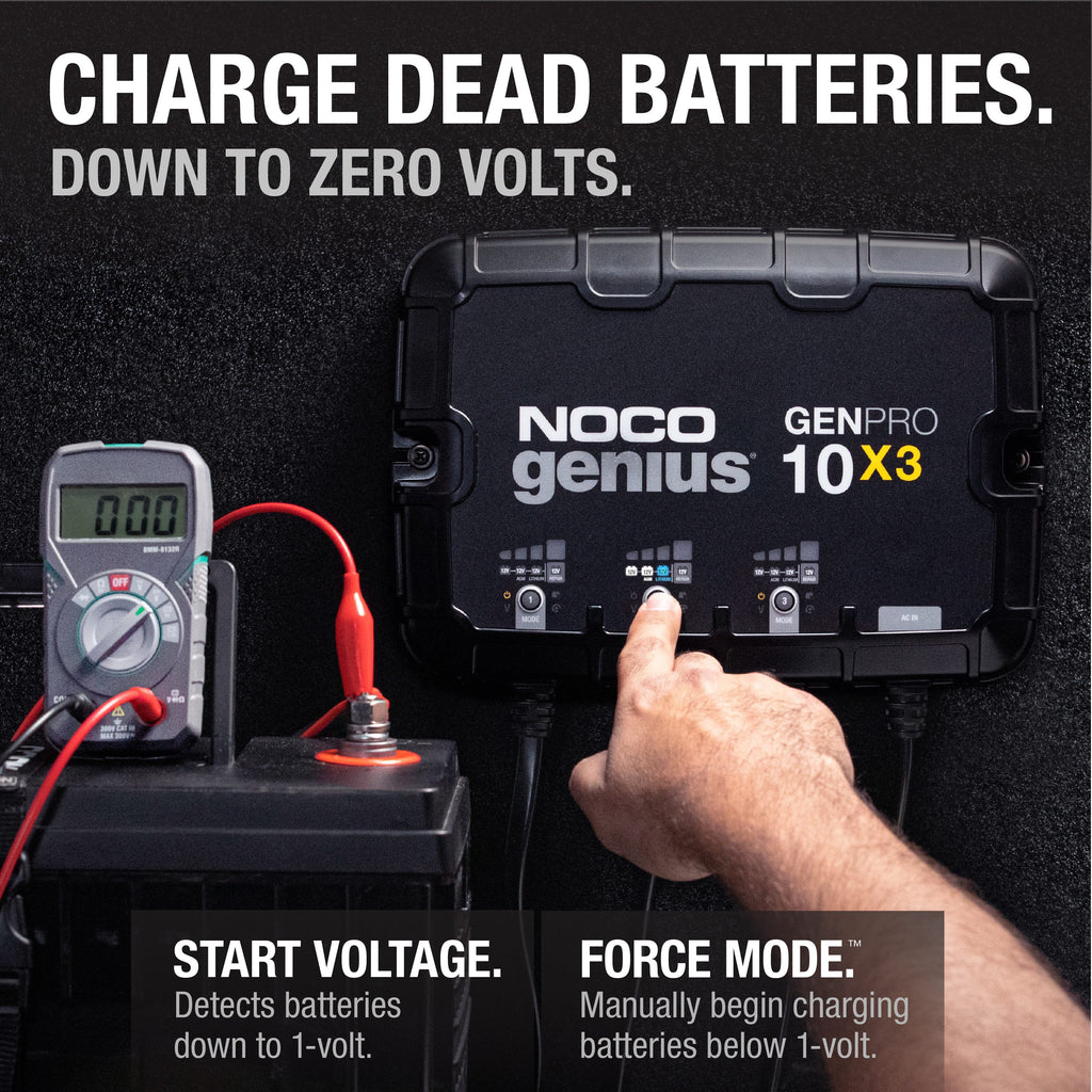 GENPRO10X3 3-Bank 30A Onboard Battery Charger - official NOCO product image 5