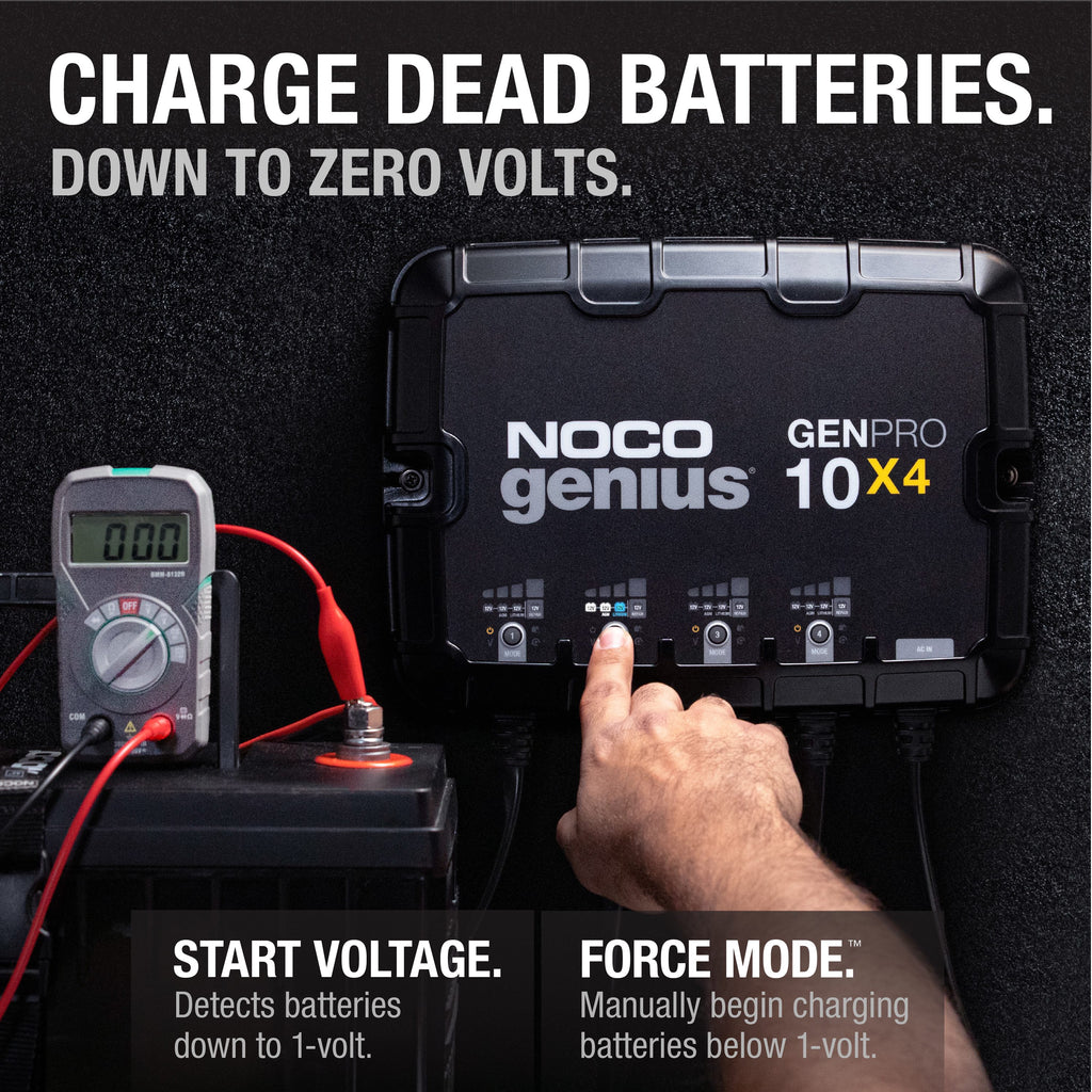 GENPRO10X4 4-Bank 40A Onboard Battery Charger - official NOCO product image 5