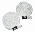 3/8' X 72' BRAIDED ROPE WHITE (PAIR