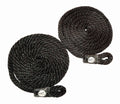 3/8' X 72' BRAIDED ROPE BLACK (PAIR