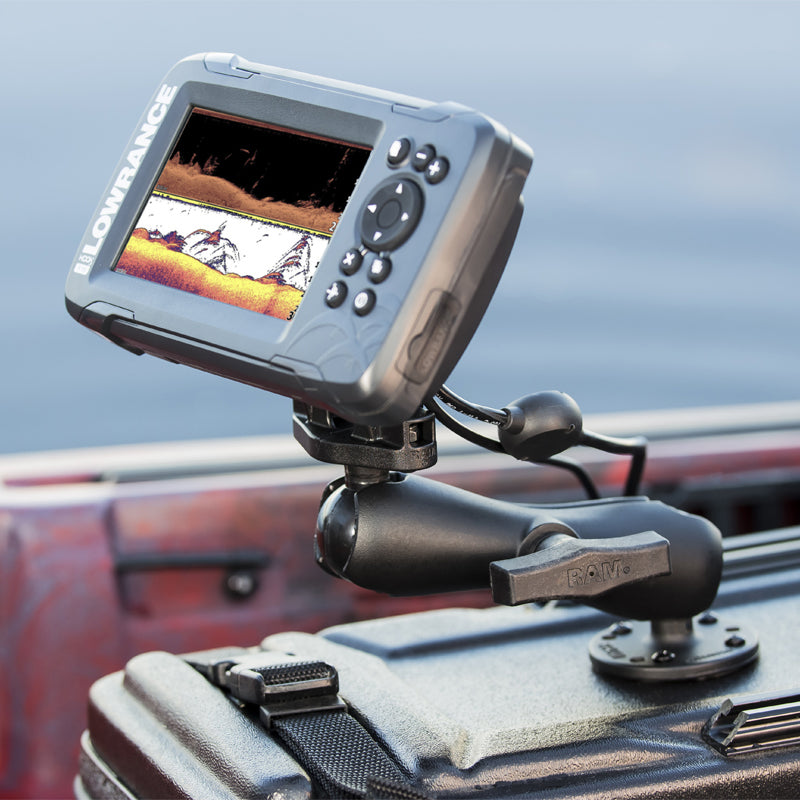 RAM® Double Ball Mount for Lowrance Eagle 4 & 5, Hook² & Reveal 5 - official product image 5