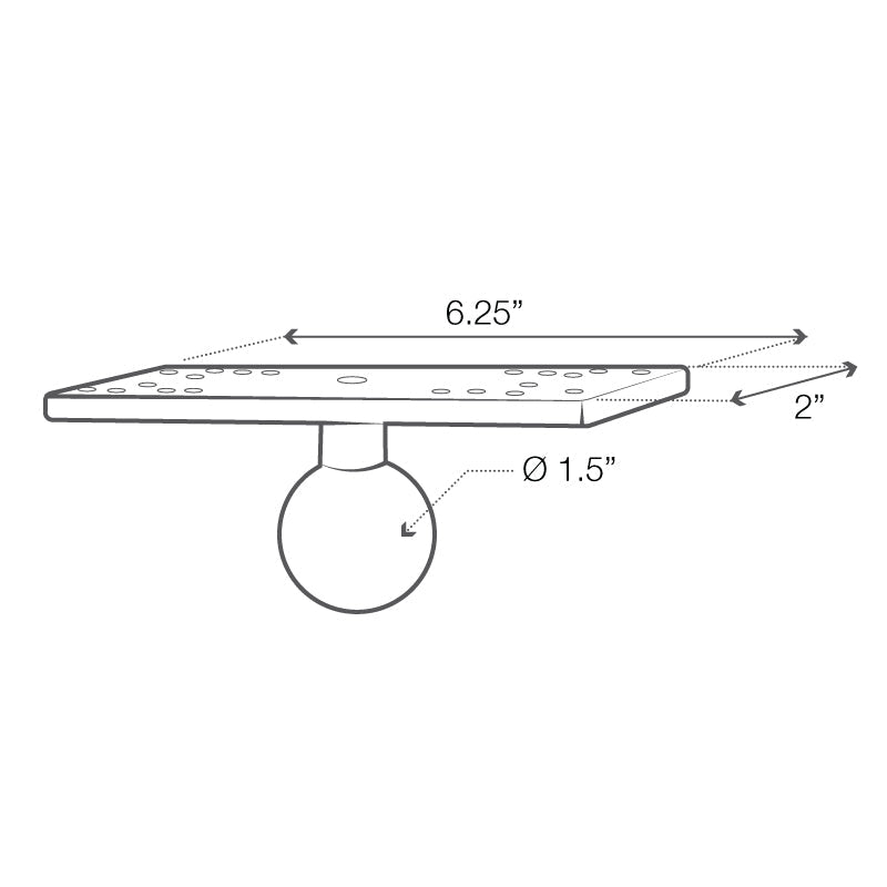 RAM® Universal Marine Electronic Ball - C Size - official product image 4